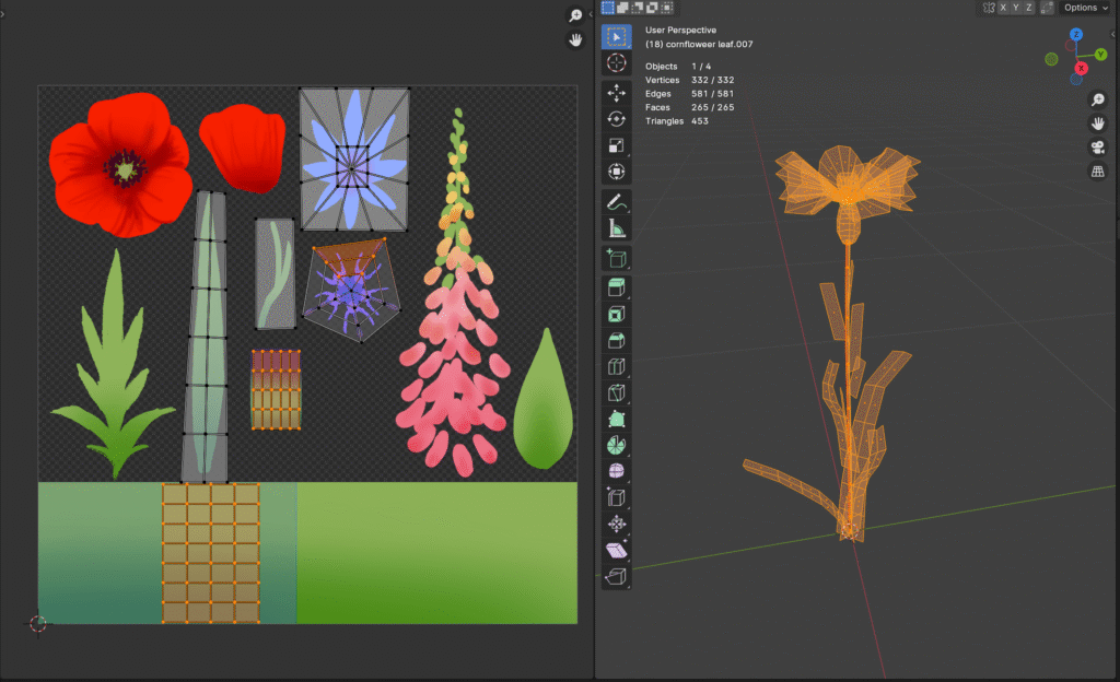 Cornflower UV's and specs