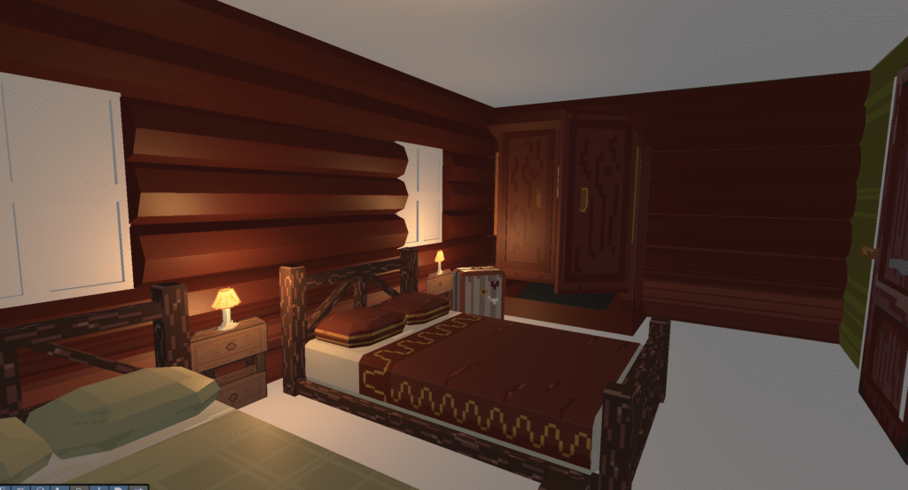 Bedroom in-game